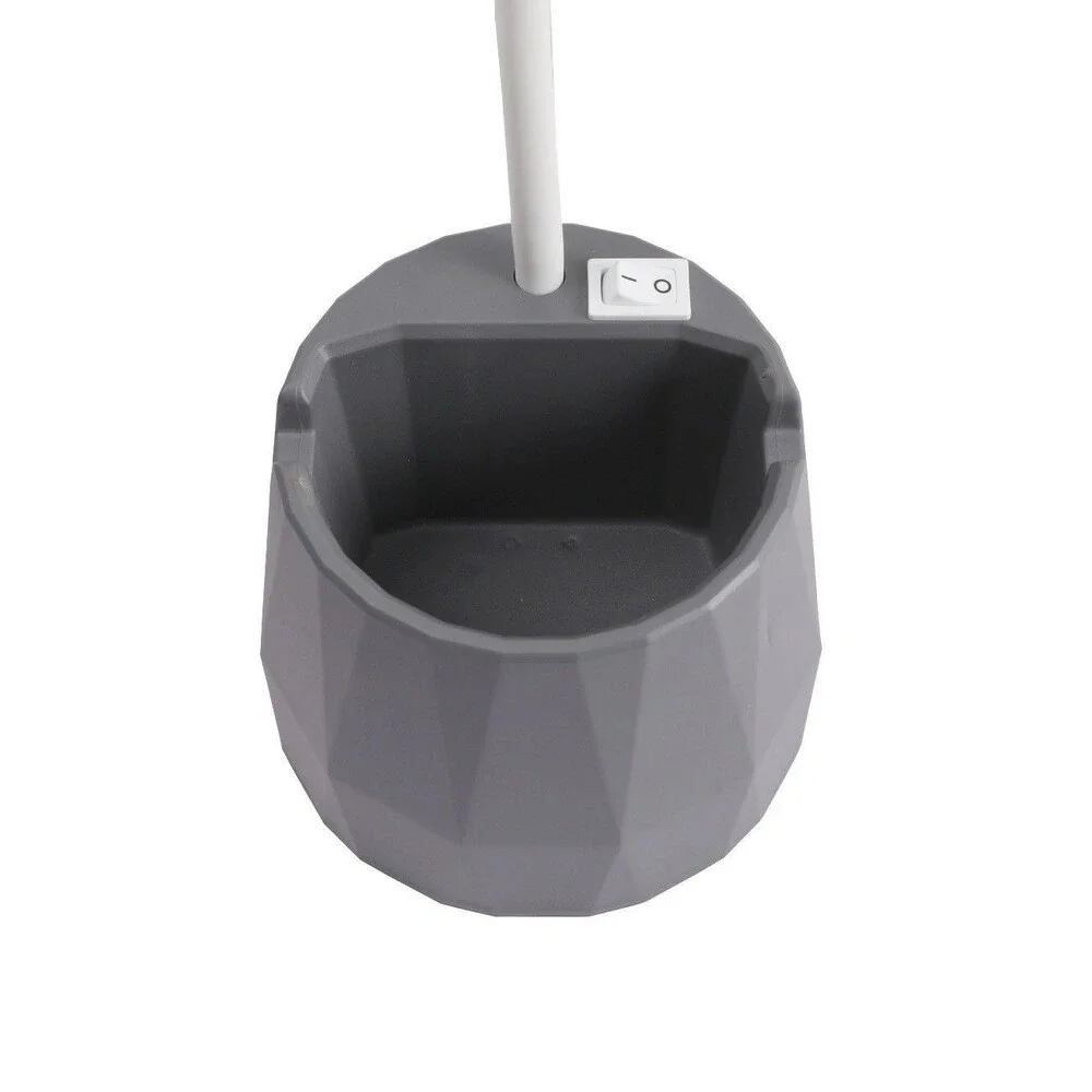 Mainstays LED Desk Lamp Organizer with USB Charging Port Yellow MTSL1038AJG   4W